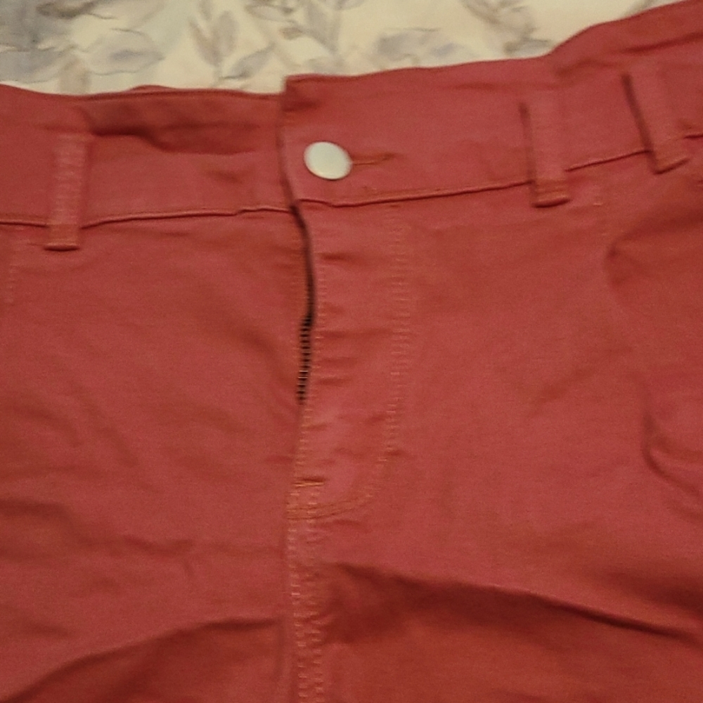 Mauve colored shorts